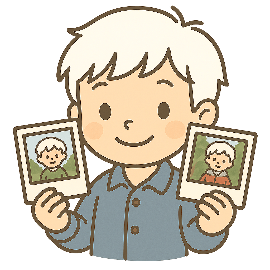 Upload reference photos illustration